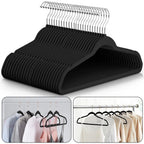Lux Decor Velvet Hangers 30/50 Pack – Premium Non-Slip Heavy Duty Hangers with 360° Swivel Hook for Clothes & Coats