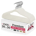 Lux Decor Velvet Hangers 30/50 Pack – Premium Non-Slip Heavy Duty Hangers with 360° Swivel Hook for Clothes & Coats
