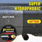 Back‑to‑Black Car Plastic & Leather Restorer – Gloss Finish