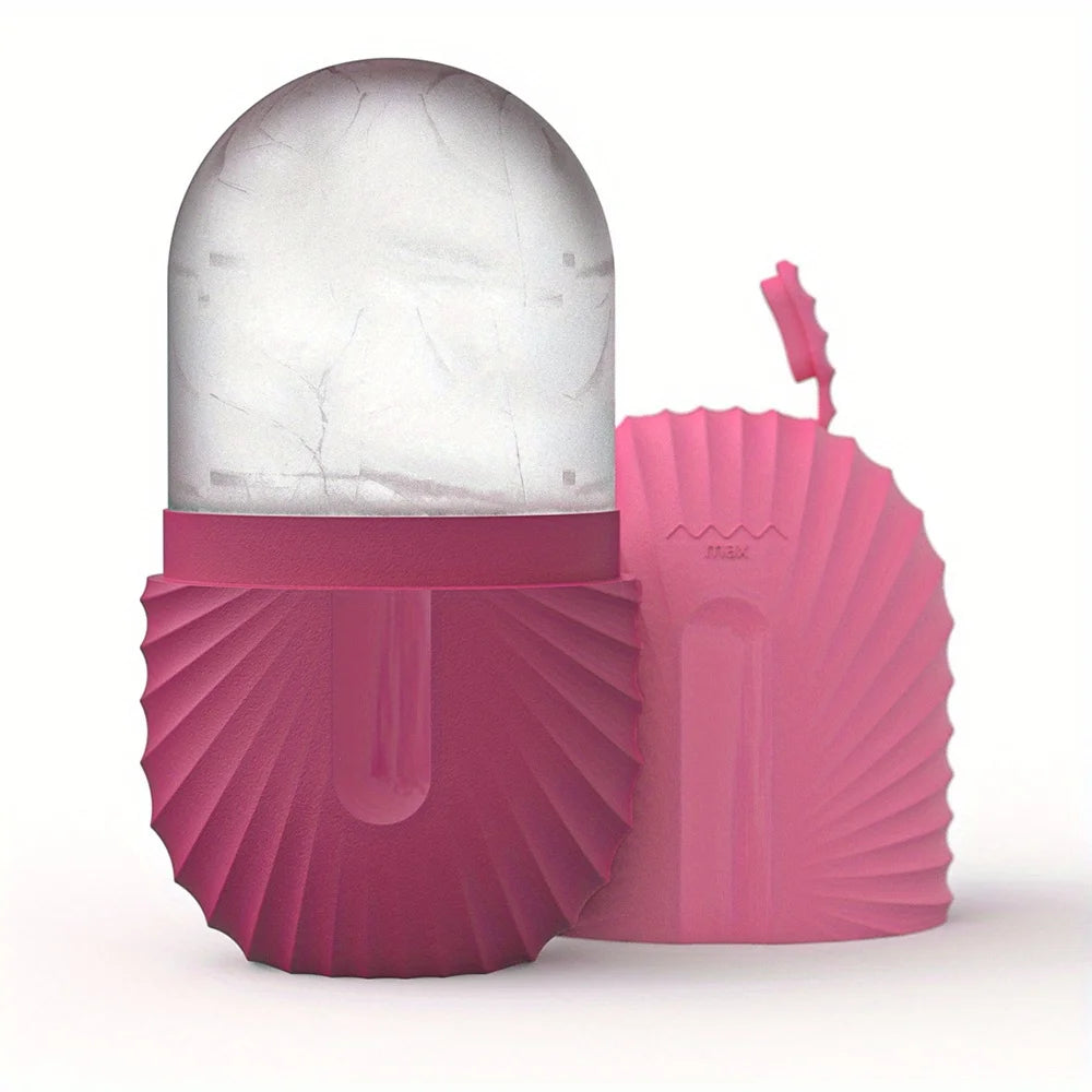 Stainless Steel Facial Roller Skincare Set