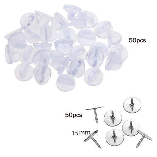 100pcs PVC Rubber Pin