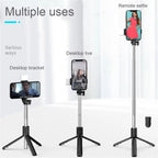 Selfie Stick Tripod Bluetooth Remote