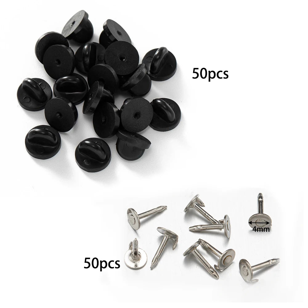 100pcs PVC Rubber Pin