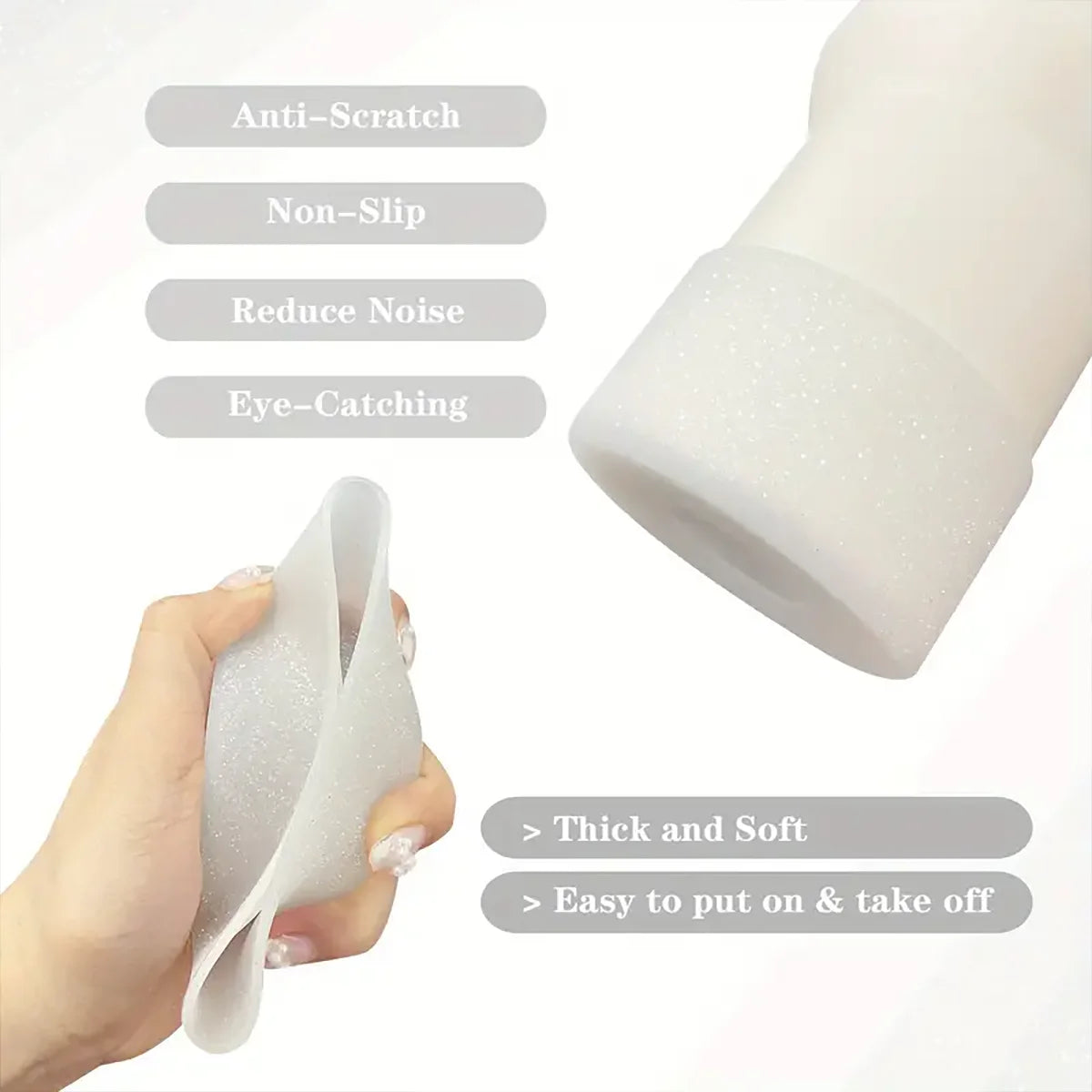 4-Pack Silicone Cup Sleeves