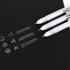 3PCS White Gelly Roll Gel Pens