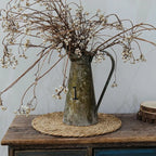 Natural Rattan Round Pot Mats – Handwoven Heat Insulation