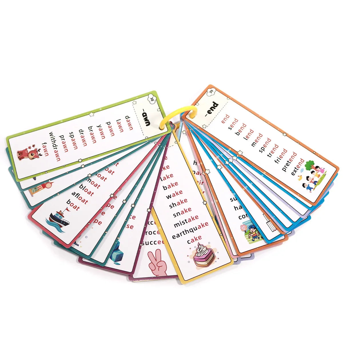 31 Sheet Flash Card Set w/600 Words or Natural Phonics