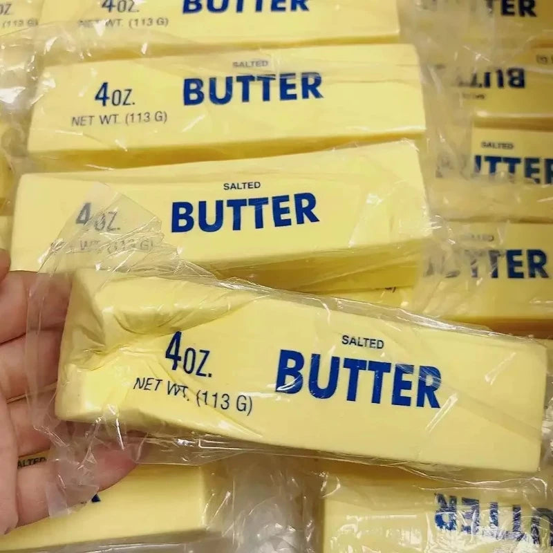 Soft Slow Rebound Butter Stick Realistic Silicone Squeeze Stress Relief Gadget Desk Office Accessory Funny Anti-Anxiety Gift
