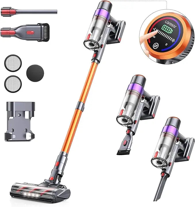 Laresar Elite 8 Cordless Vacuum Cleaner Handheld  with 450W  Detachable Battery
