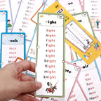31 Sheet Flash Card Set w/600 Words or Natural Phonics