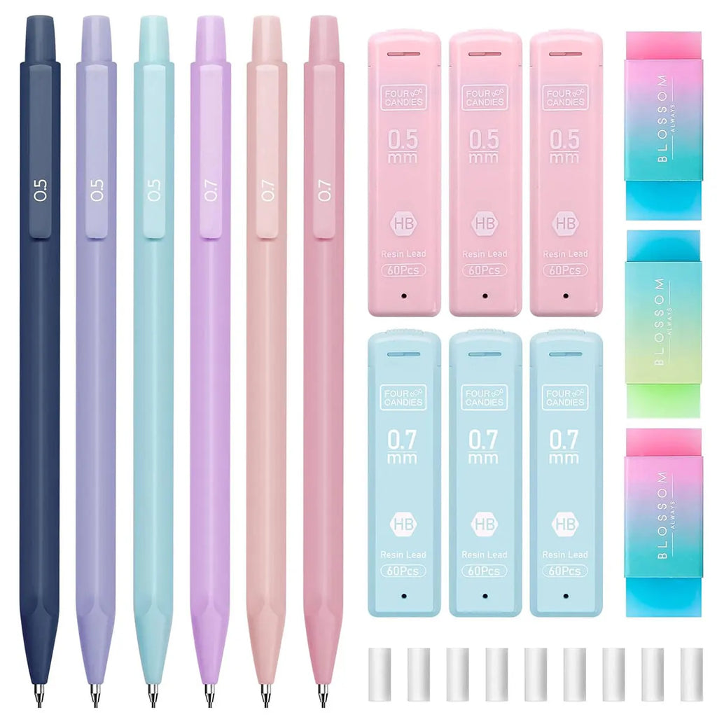 Pastel Mechanical Pencil - Set of 6
