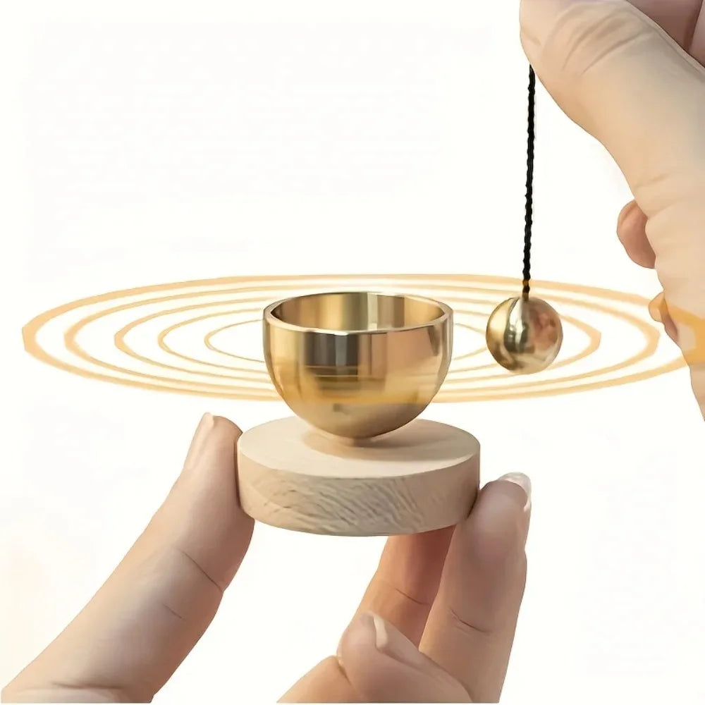 Singing Bowl Set Meditation Yoga Meditation Chanting Bowl Wind Chime for Yoga Chakra Healing Energy Mindfulness Stress Relief