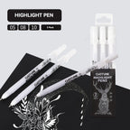 3PCS White Gelly Roll Gel Pens