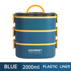 3‑Layer Bento Box Lunch Container – Stackable & Leak‑Proof
