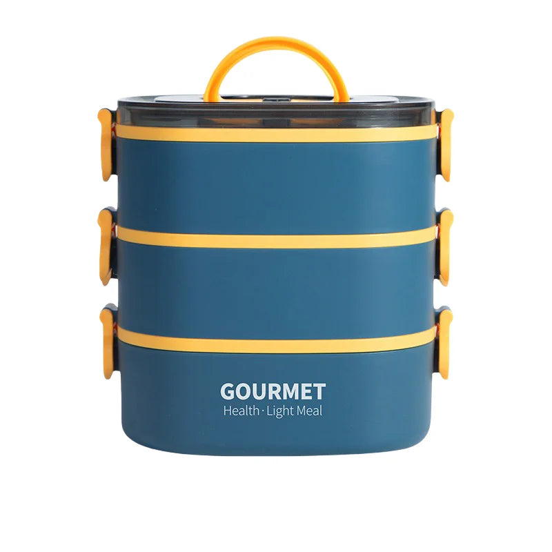 3‑Layer Bento Box Lunch Container – Stackable & Leak‑Proof