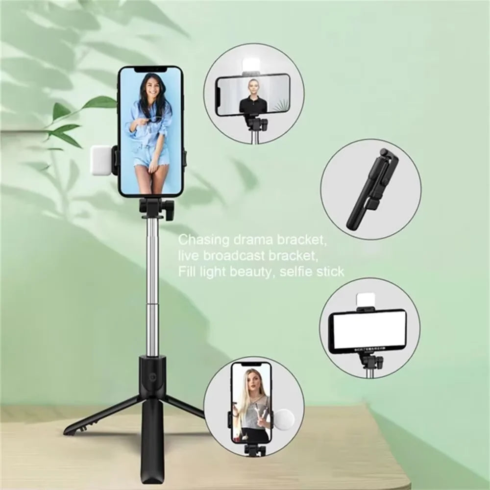 Selfie Stick Tripod Bluetooth Remote