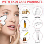 Stainless Steel Facial Roller Skincare Set