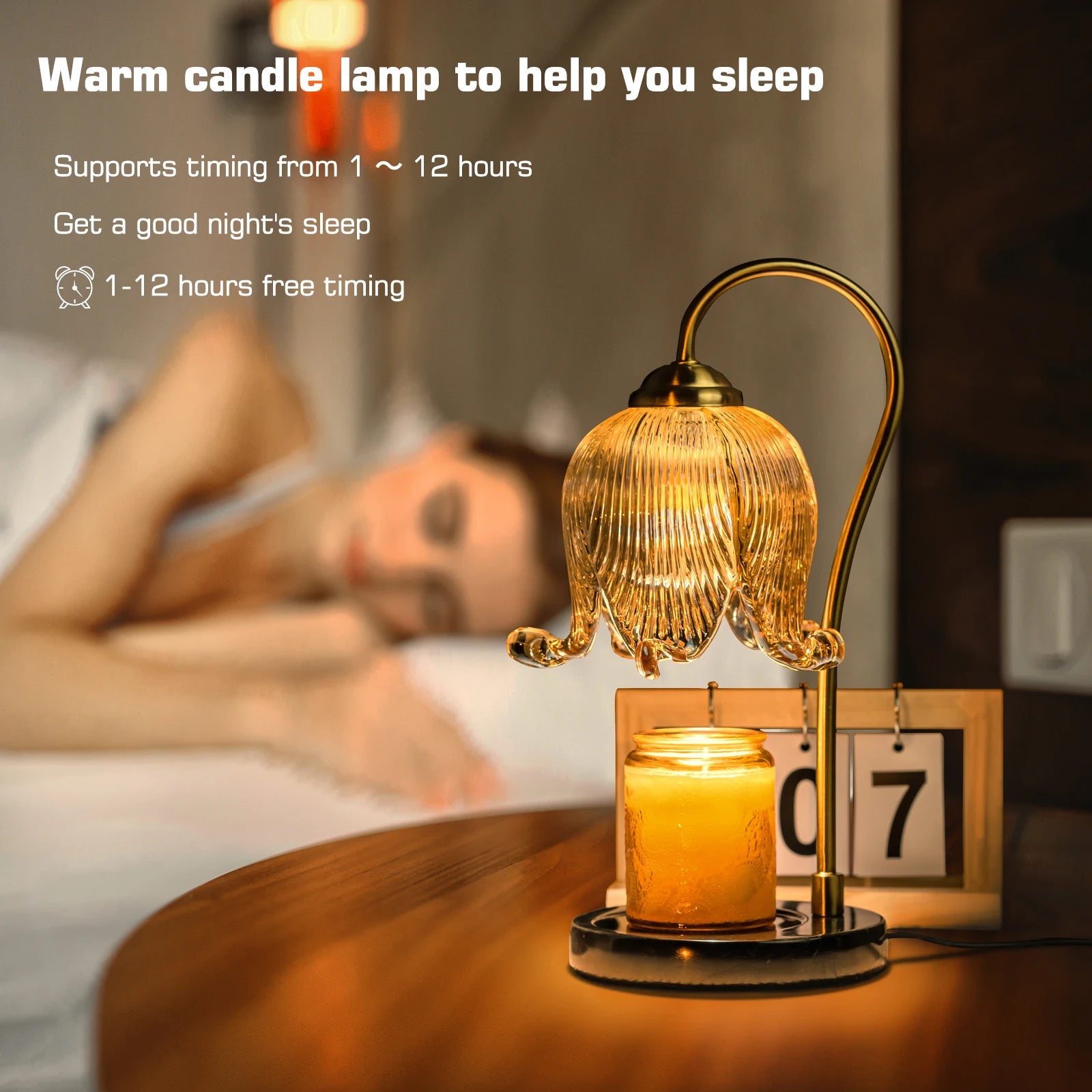 Tulip Warm Candle Lamp