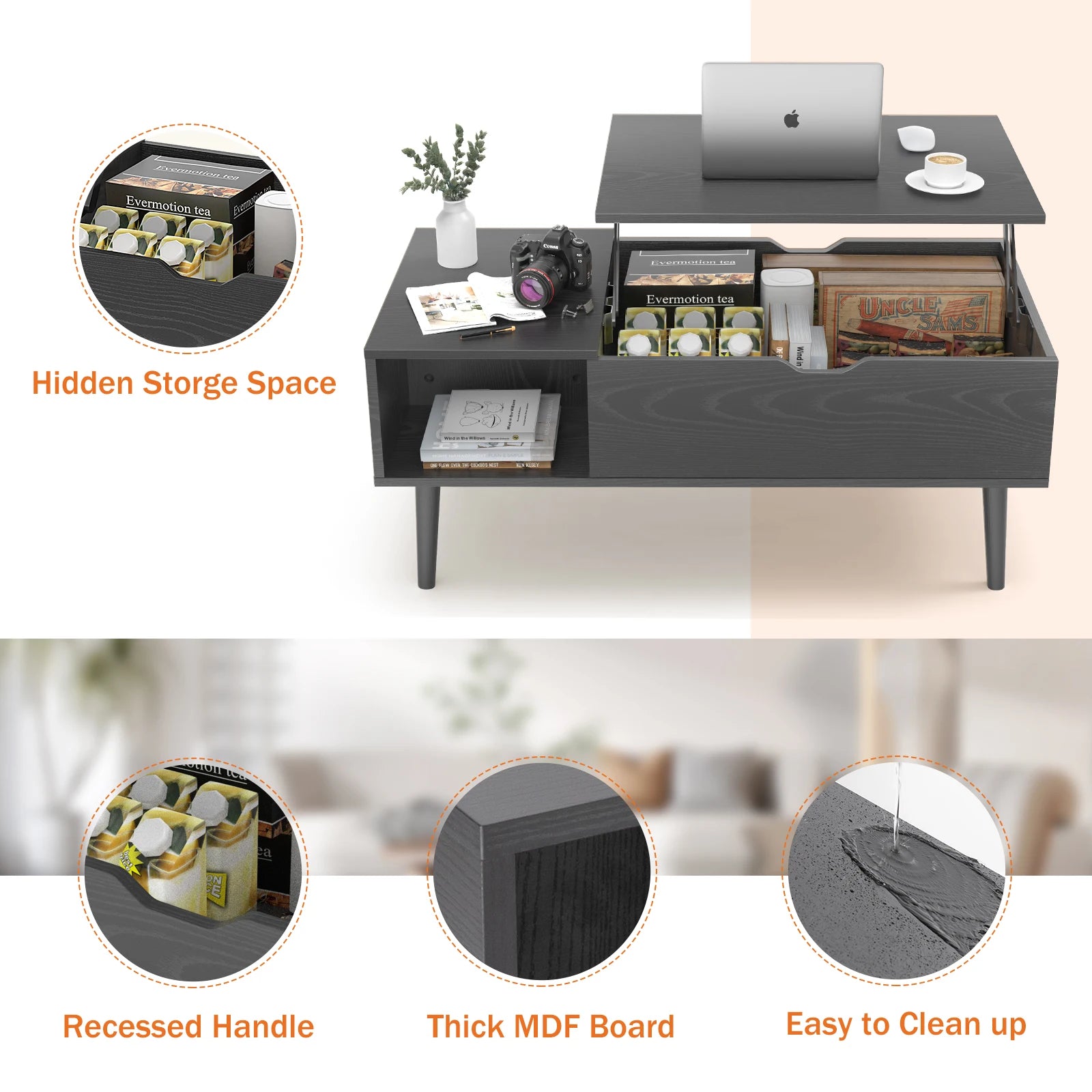 JHK Lift Top Coffee Tables