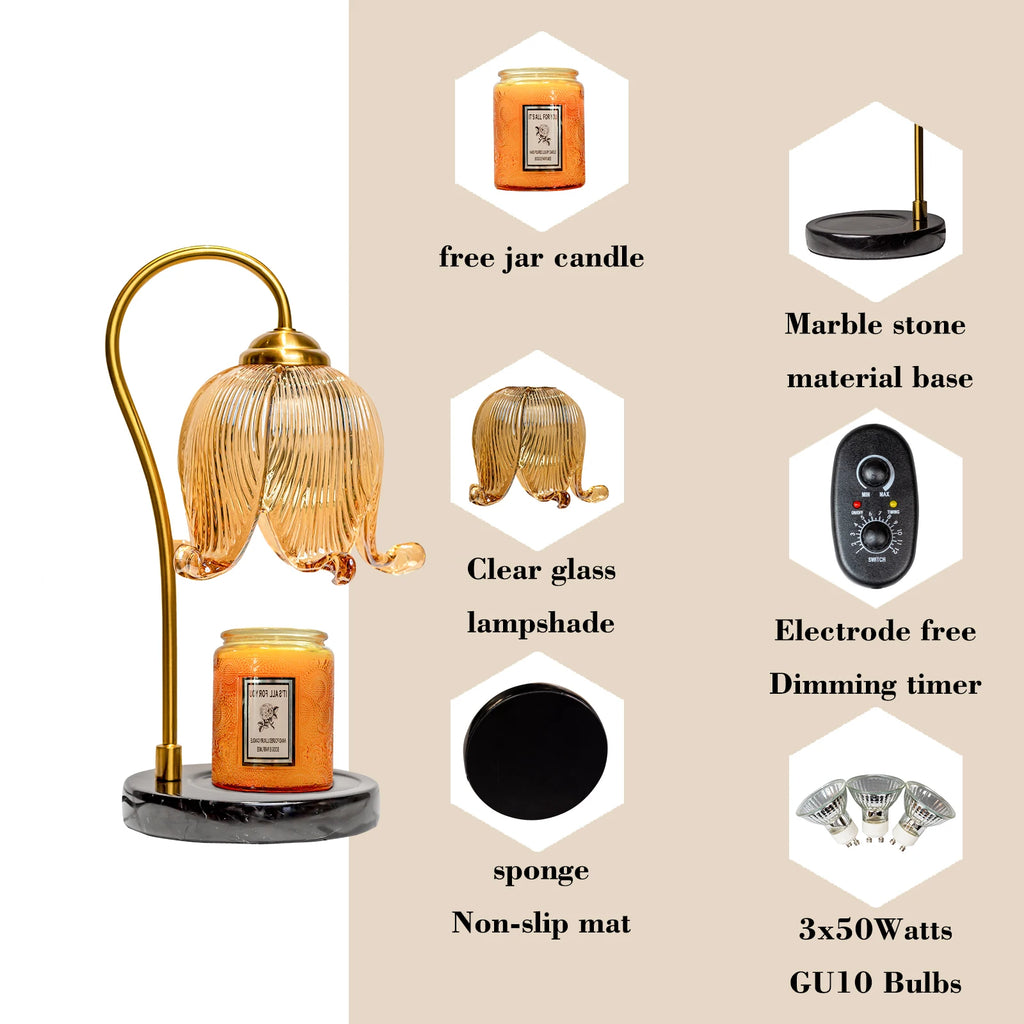 Tulip Warm Candle Lamp
