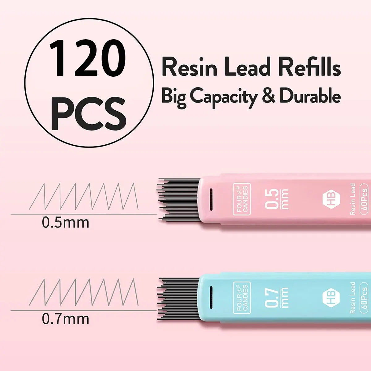 Pastel Mechanical Pencil - Set of 6