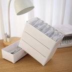 Cable Organizer Boxe Set with 7 Transparent Storage Boxes