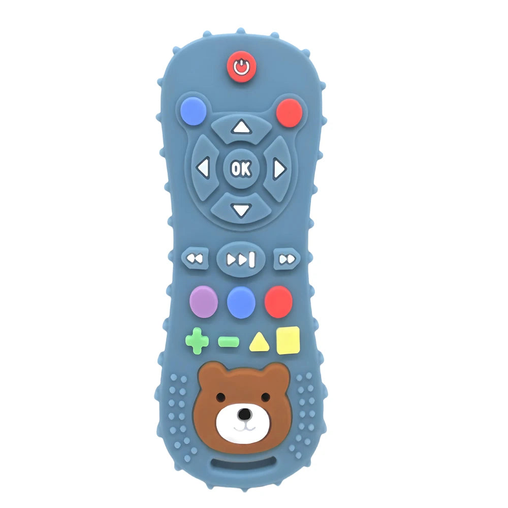 1/3PCS Baby Remote Control Silicone Teether