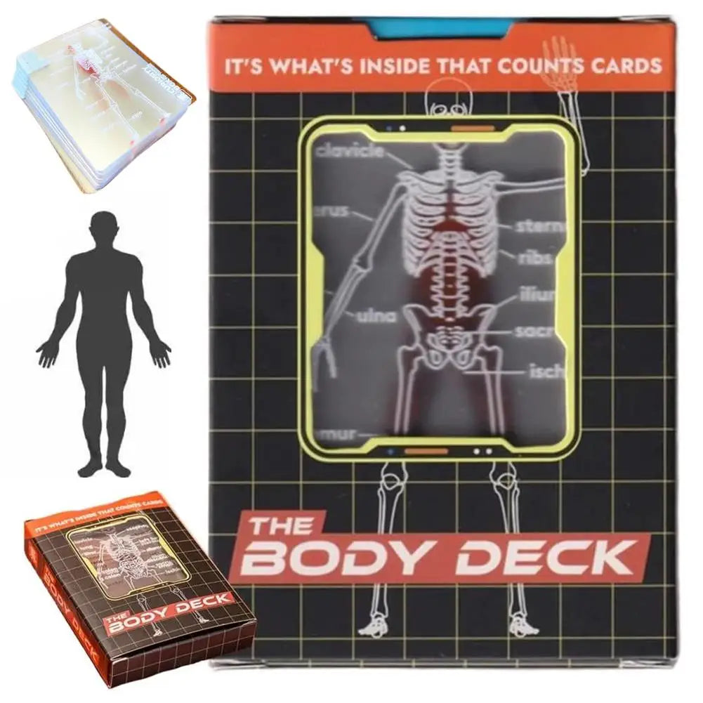 Full Skeleton Human Anatomy Playing Cards