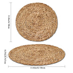 Natural Rattan Round Pot Mats – Handwoven Heat Insulation