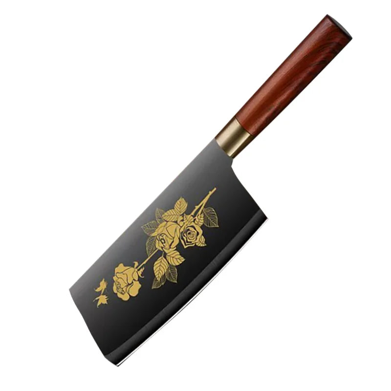 Deluxe Gold Titanium Plated Kitchen Knives
