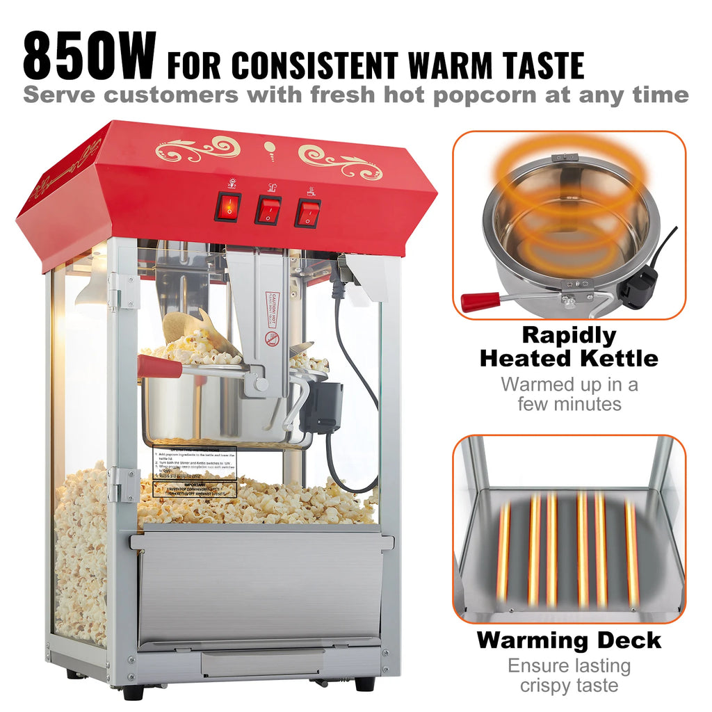 SucceBuy Electric Popcorn Maker