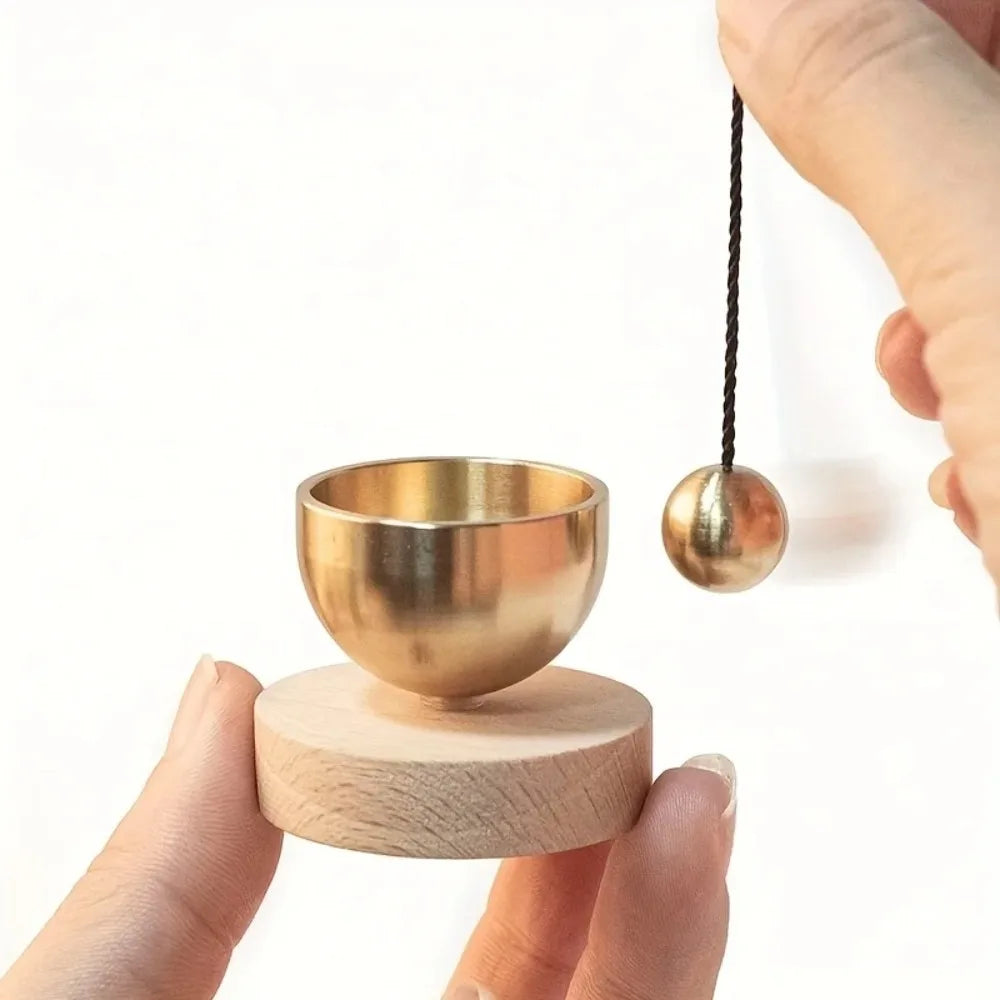 Singing Bowl Set Meditation Yoga Meditation Chanting Bowl Wind Chime for Yoga Chakra Healing Energy Mindfulness Stress Relief