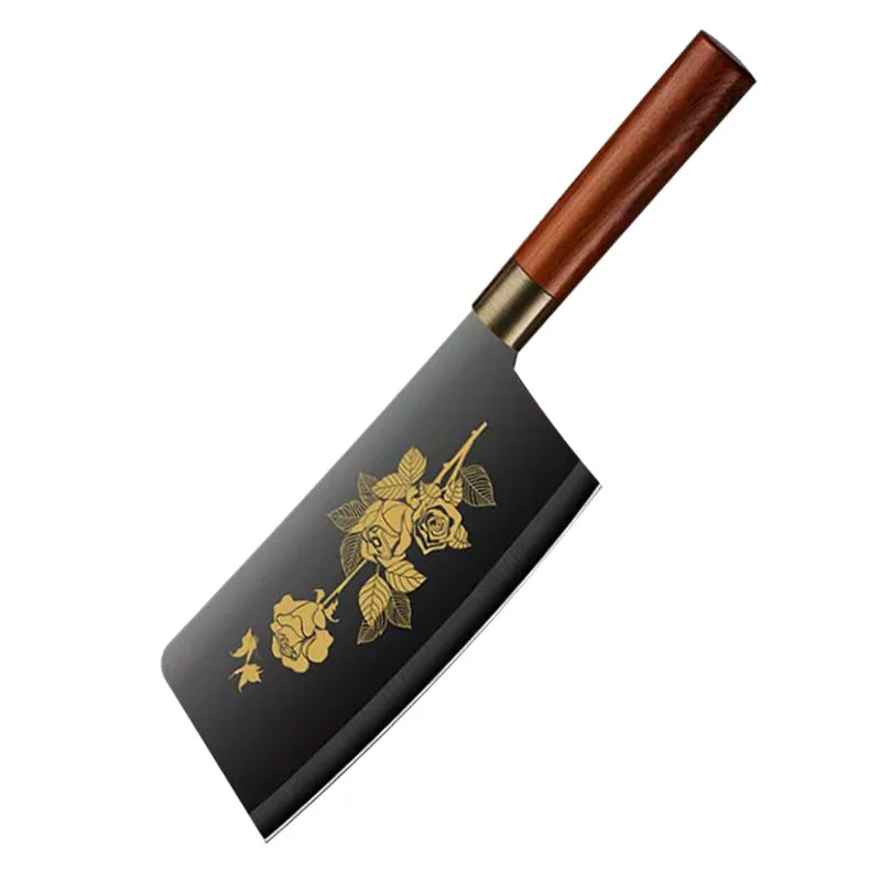 Deluxe Gold Titanium Plated Kitchen Knives