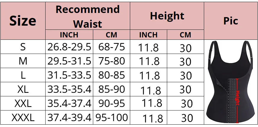 Waist Trainer Vest Slimming Corset