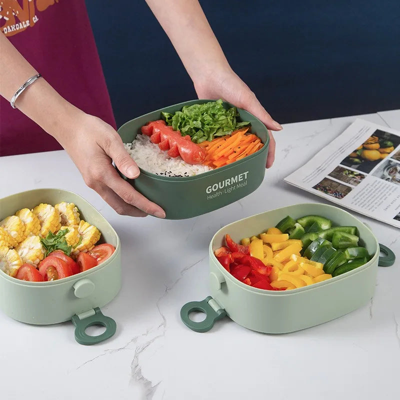3‑Layer Bento Box Lunch Container – Stackable & Leak‑Proof