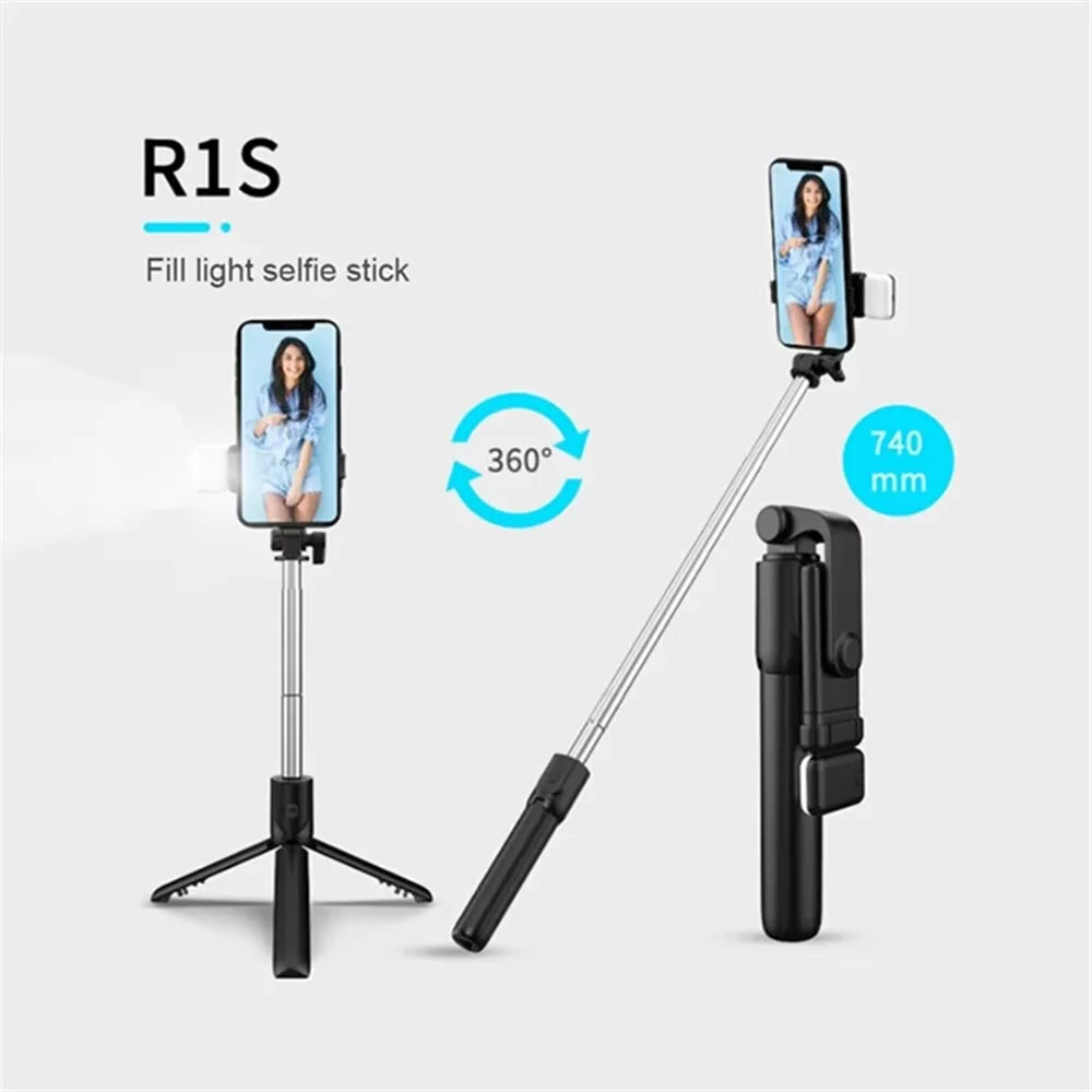 Selfie Stick Tripod Bluetooth Remote
