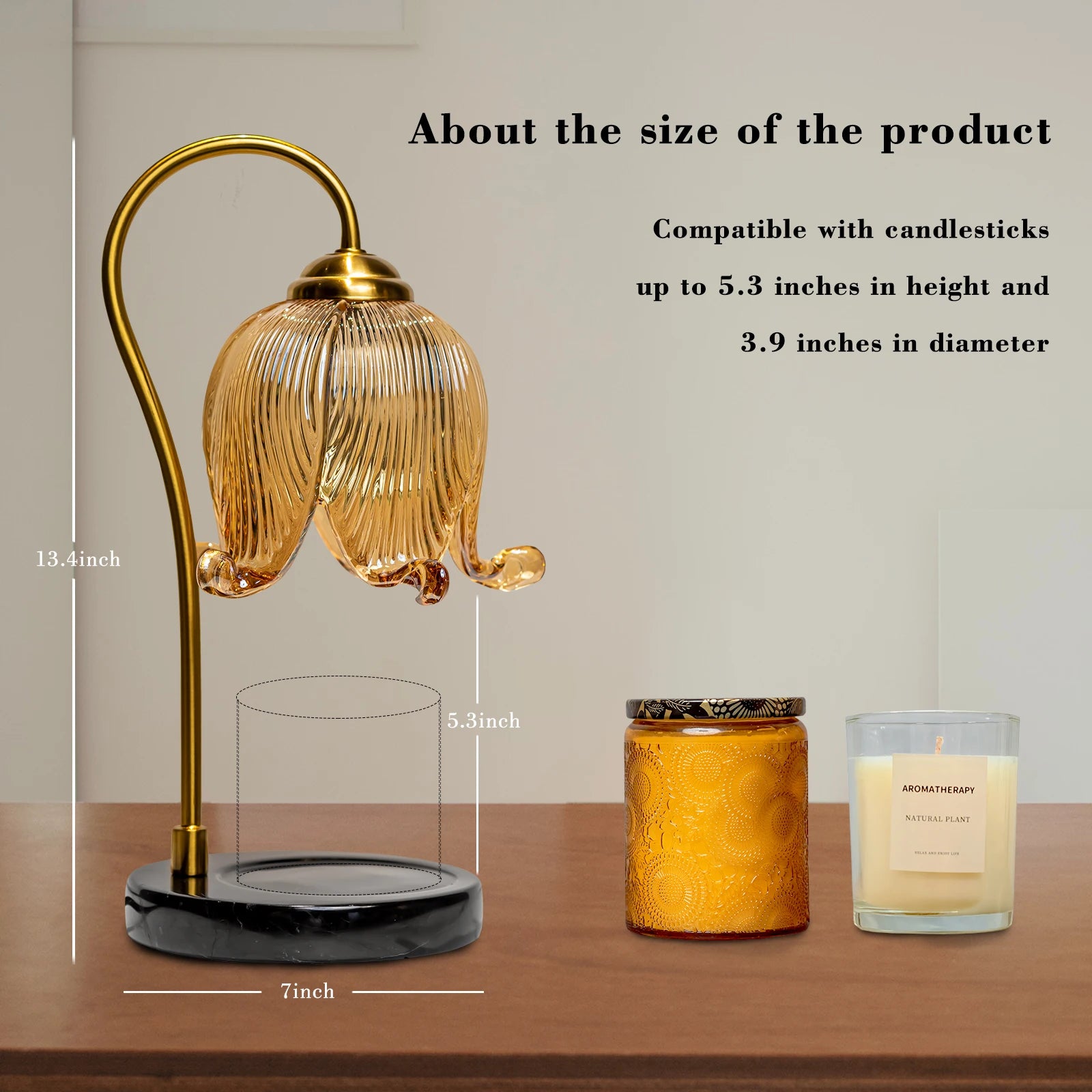 Tulip Warm Candle Lamp