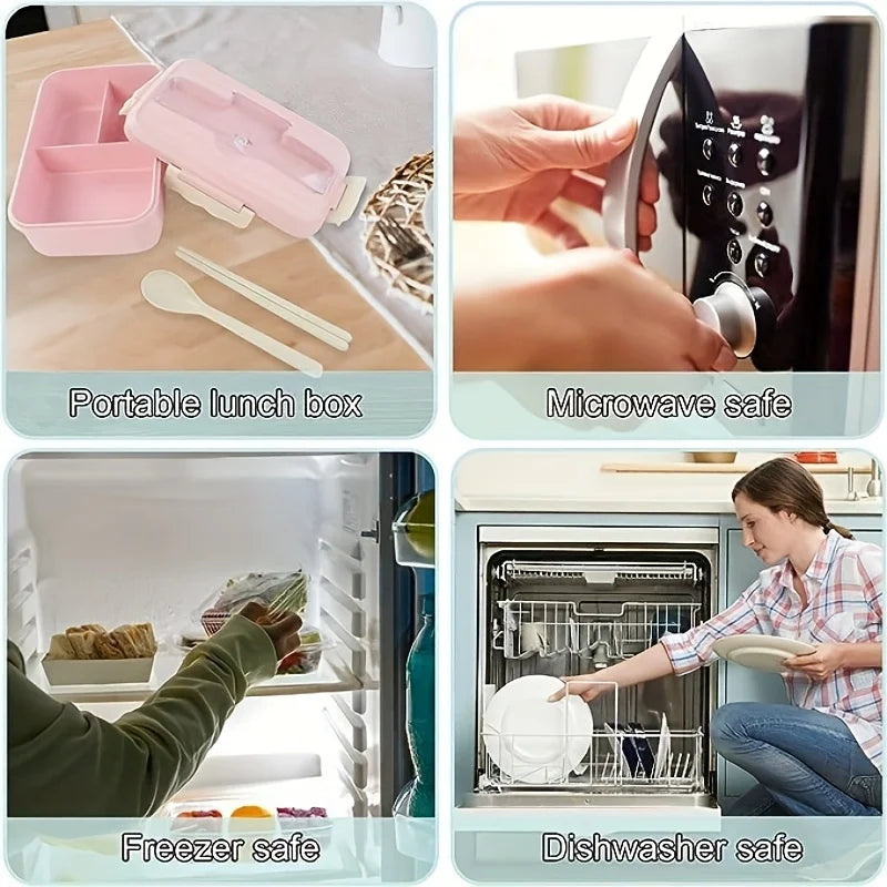 1pc Insulated Lunch Box, Bento Box