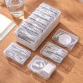 Cable Organizer Boxe Set with 7 Transparent Storage Boxes