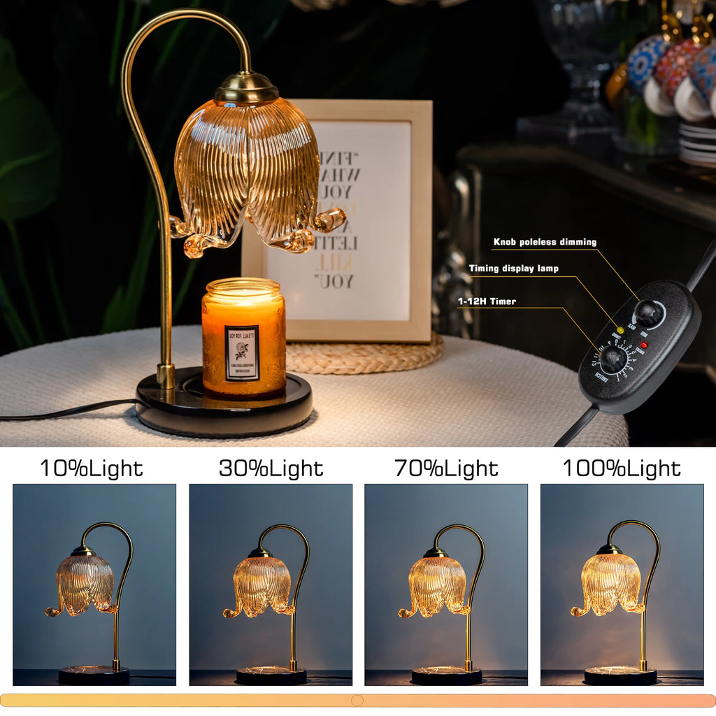 Tulip Warm Candle Lamp