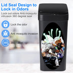 2 Pack 12L Bathroom Automatic Trash Can Touchless Motion Sensor Slim Garbage Can