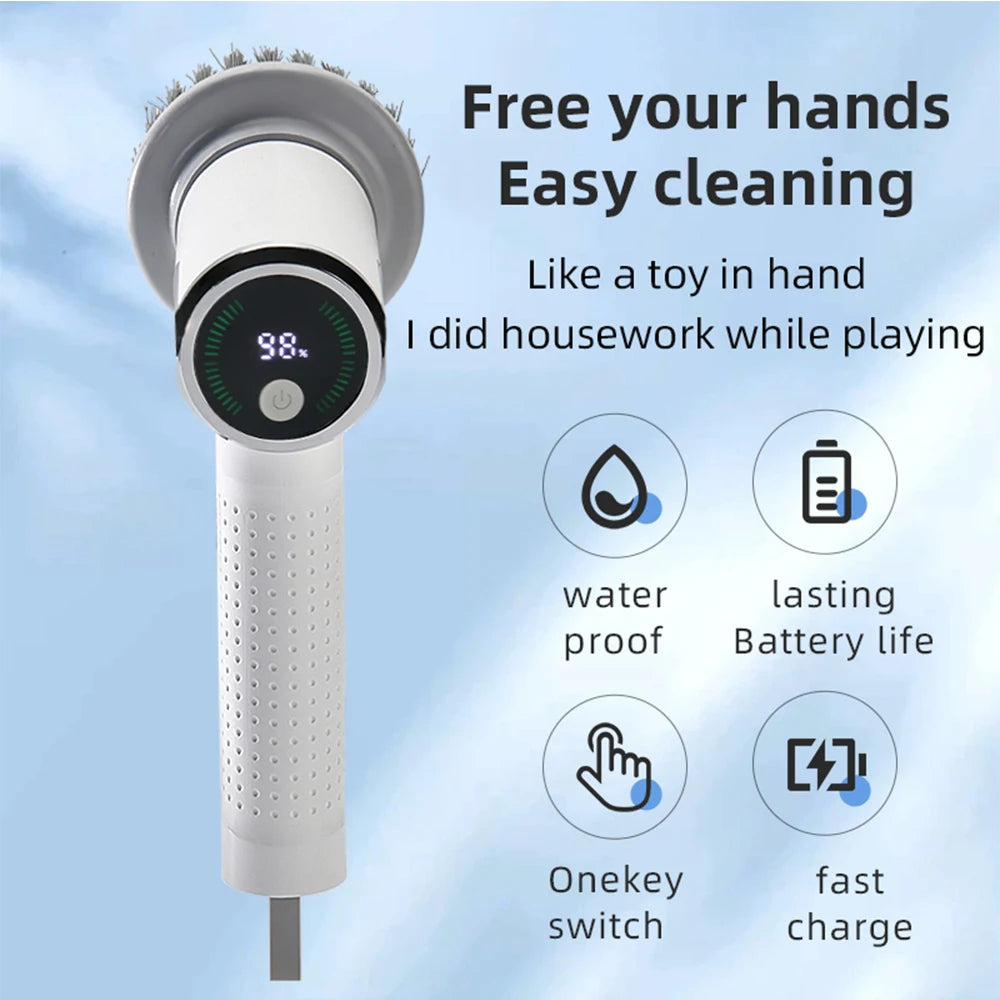 4-in-1 Electric Cleaning Brush