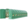 Large 27x10x7 ft Greenhouse with Reinforced Steel Frame, PE Cover,  for Outdoor Garden