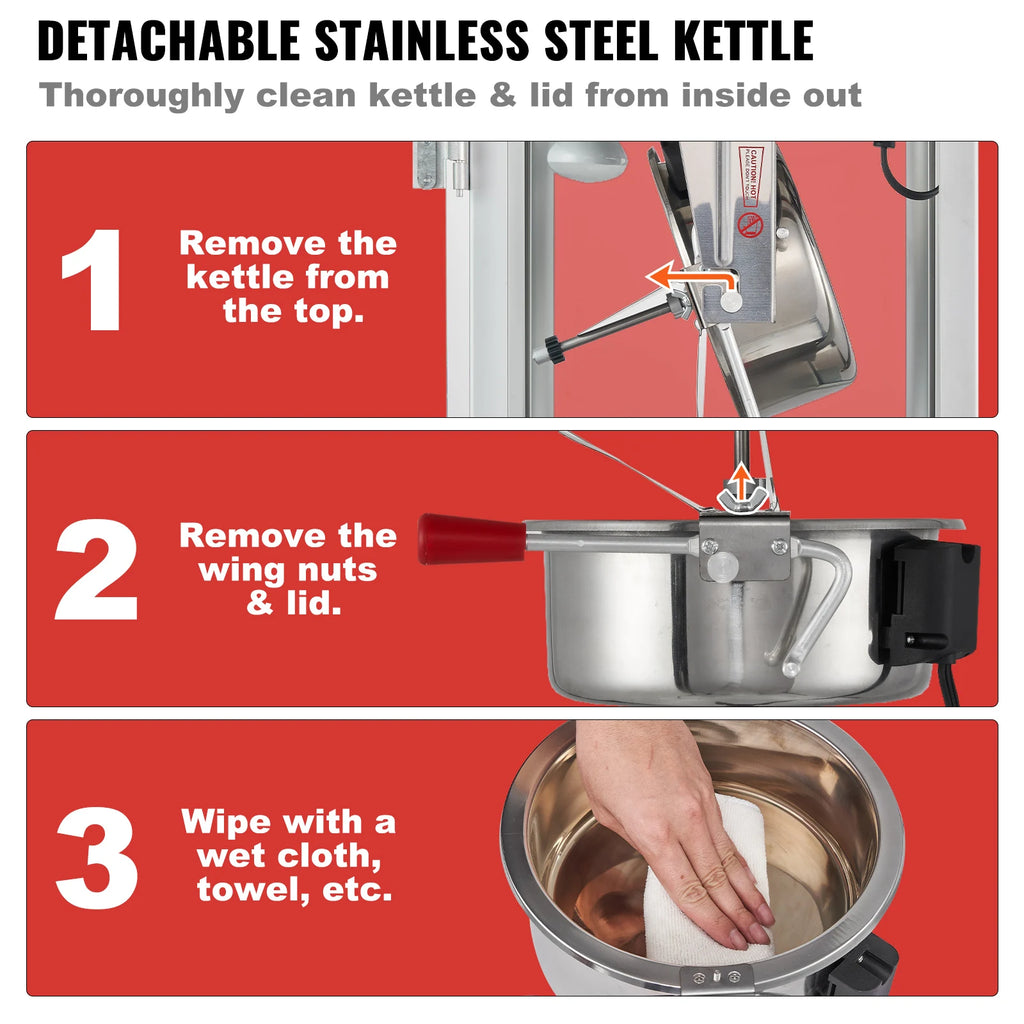 SucceBuy Electric Popcorn Maker
