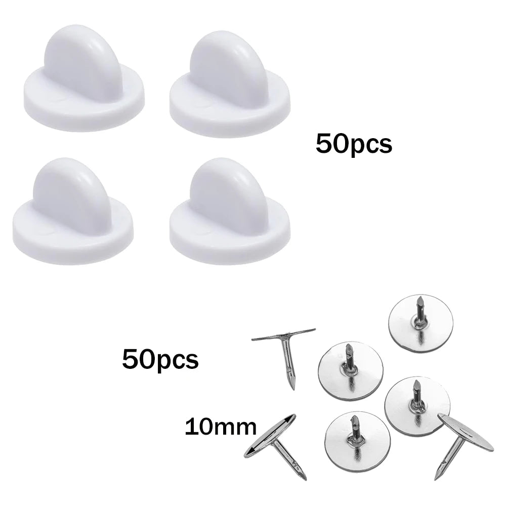 100pcs PVC Rubber Pin