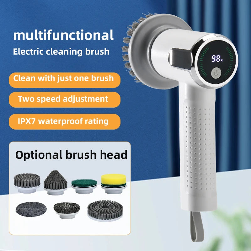4-in-1 Electric Cleaning Brush