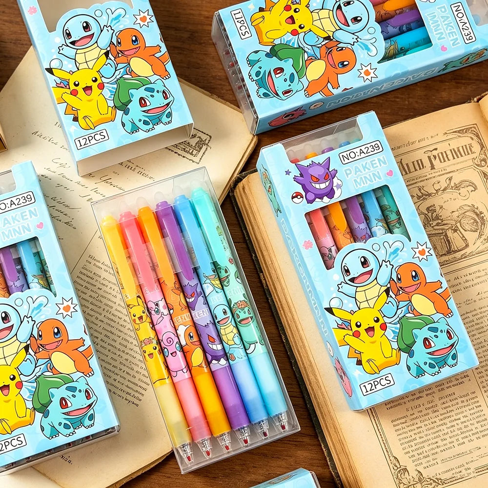 Monster Elf 0.5mm Blue Ink Erasable Neutral Pens