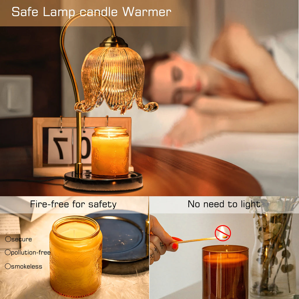 Tulip Warm Candle Lamp