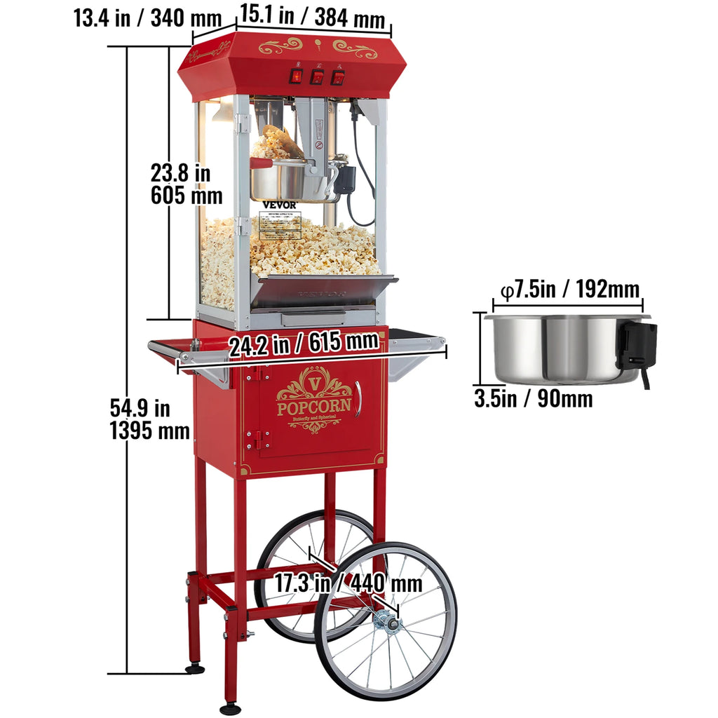 SucceBuy Electric Popcorn Maker