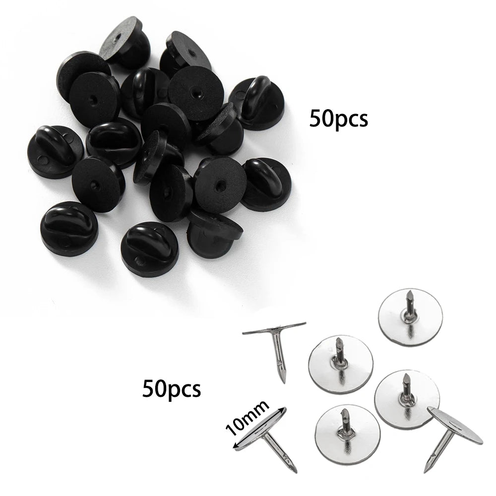 100pcs PVC Rubber Pin